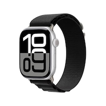 Watch 10 46mm Uyumlu Zore Krd-74 Hasır Kordon-siyah
