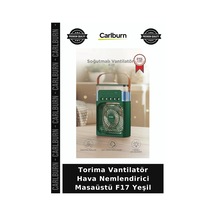 Torima Vantilatör Hava Nemlendirici Masaüstü F17 Yeşil Kablolu Model Masa Üstü Pratik Cihaz