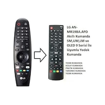 LG Uyumlu An-Mr19Ba.Apd Akıllı Kumanda Sm Um Lm ve Oled 9 Serisi Ile Uyu