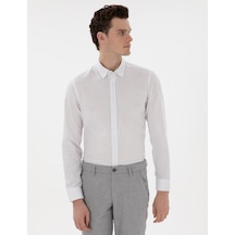 Pierre Cardin Erkek Gri Gömlek Desenli 50301557-vr024 Gri