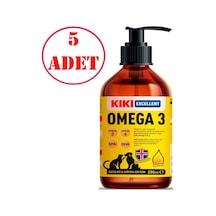 Kıkı Excellent Kedi Ve Köpek İçin Omega 3 Balık Yağı 250 Ml 5 Ad