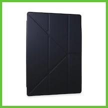 Bezos Samsung Galaxy Uyumlu X910 Tab S9 Ultra 14.6 Kılıf Kalemlikli Mars Tablet Kılıfı - Lacivert Dmc