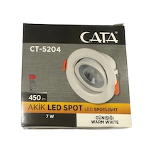 Ct-5204 7w 3200k Gün Işığı Akik Sıva Altı Led Spot 4 Adet Diğer