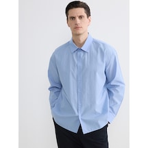 Lcw Vision Mavi Regular Fit Poplin Erkek Gömlek Lcw Vision Mavi Regular Fit Poplin Erkek Gömlek