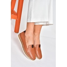 Fox Shoes P555000103 Taba Hakiki Deri Günlük Kadın Ayakkabı Taba-hakiki Deri Taba