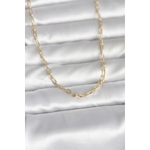 Mey İthalat Cm 14k Gold Renk Ataç Zincir Model 60 Cm Kadın Kolye - Özel Seri Meyeb6981e1875b8b430b55008606 altın