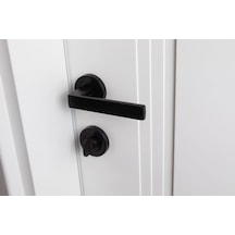 Siyah Lama Wc Kapı Kolu Ön - Arka Takım