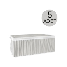 Antrasit Çizgili 5 Adet Döşek 120x50x50cm Boyutlu Ekstra Dayanıklı Hurç Gri