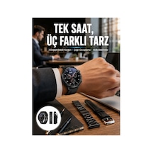 8753tknd Akıllı Saat Yeni Nesil Üç Kordonlu Nabız Ölçer Çağrı Cevaplama Yeni Nesil 893hmng Çok Renkli