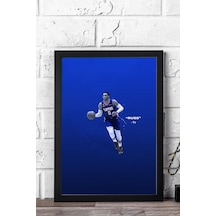 Russell Westbrook Çerçeveli Tablo - Basketbol Nba Posteri Tablo
