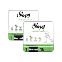 Sleepy Natural Ultra Hassas Hijyenik Ped Normal 2 x 48'li