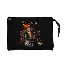 Sirenia Dim Days Of Dolor Siyah Clutch Astarlı Cüzdan / El Çantası