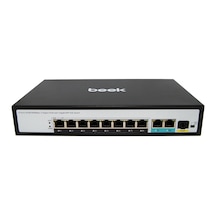 Beek Yönetilemeyen Poe+ Switch8 X 10/100/1000base-t Ieee802.3af/at Poe+ Port Port Başına 30.8 Watt Poe Güç Bütçesi Maks. 120 Watt 2 X 10/100/1000base-t Port Combo