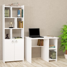 Kalenderdekor1 Kalender Dekor Avel Mayra 90 Cm Çalışma Masası Takımı Avm01 Beyaz