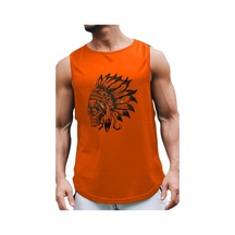 Bluu Indians Kolsuz Sporcu T-shirt Tank Top Spor Atlet Bluu Indians Kolsuz Sporcu T-shirt Tank Top Spor Atlet
