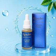 Dermaura C Vitamini Yüz Serumu 30ml Aydınlatıcı Leke Karşıtı Ve Nemlendirici Cilt Bakım Serumu