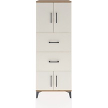 Hyperion Dolap 2 Raflı 2 Çekmeceli 4 Kapaklı 60x44x163 Çam-ay... Çam