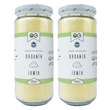 OG natural 2'li Organik İrmik 330 Gr +6 Ay