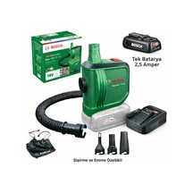 Easyınflate 18v-500 Şişirme Ve Emme Özellikli Hava Pompası 2.5ah Tek Batarya + Şarj Cihazı Set