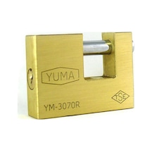 Yuma Kayar Milli Pirinç Asma Kilit 70 MM.