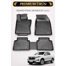 Ssangyon Musso Ev 2025+ Uyumlu 3d Oto Paspas Premium
