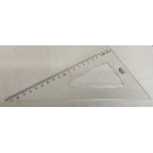 Aristo Çizim Üçgeni 30/60 Derece Şeffaf Plastik 20cm Teknik Çizim Gönye
