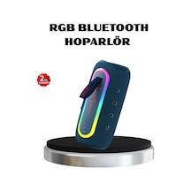 Mini Mavi Bluetooth Hoparlör Şık Görünüm Ve Taşınabilir Güçlü Ses