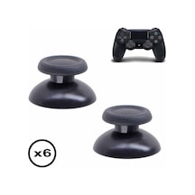 6 Adet Ps4 Analog Topuz Yedek Parça Ps4 Topuz Thumb Stick V1 V2 Tüm Ps4 Kollara Uyumlu