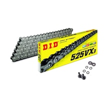 Did 525-112vx3 2003-2006 Kawasaki Z 1000 Uyumlu Zincir Vx3 Xring Çelik Renk