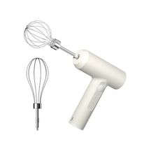 Ulzyvf Kek Krem Karıştırma Taşınabilir Elektrikli Yiyecek Beyaz, Küçük Mutfak Aidesi Beyaz