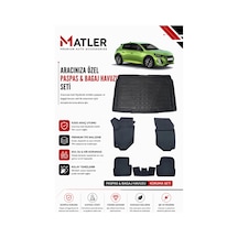 Peugeot 208 2024 Model 4d Ekstra Havuzlu Paspas Ve Bagaj Havuzu Set