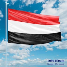 Yemen Bayrağı - 100x150 Cm 1 Metre X 1,5 Metre - Raşel Kumaş 1