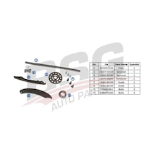 Bsg Eksantrık Zıncır Setı 7 Parca - Master Iıı Movano B 09-