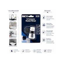 12 Adet Musluk Ucu Filtresi 2 Fonksiyonlu 360 Derece Dönebilen Başlık 16-19mm Caşlık Çapı Bx40