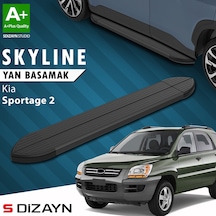 S-dizayn Kia Sportage 2 Skyline Siyah Yan Basamak 173 Cm 2004-2010 A+ Kalite