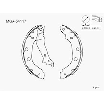 Kampana Balata Le5Yelı 42Mm Renault Kangoo Kc0 1 Fc0 1 98 - 08