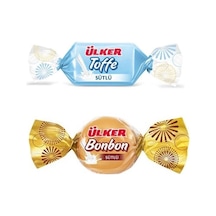 Karışık Sütlü Şeker 1 Kg. Sütlü Toffe Ve Sütlü Bonbon