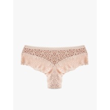 Koton Pamuklu Dantel Detaylı Leopar Desenli Brazilian Kadın Külot Pembe Desenli 5slk30039mk Pembe Desenli Pembe