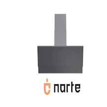Narte H10060S 60CM Cam Cıtalı Çift Camlı Eğimli Davlumbaz