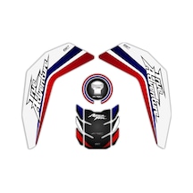 GP Kompozit Honda Africa Twin CRF1000L Adventure 2016-2019 Uyumlu Tank Pad Seti Tricolor