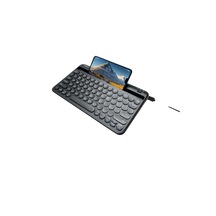 78 Yuvarlak Tuşlu İngilizce Bluetooth Tablet Telefon Klavyesi Şar