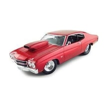 Welly 1970 Chevrolet Chevelle Pro Street Kırmızı 1 18 Model Araba
