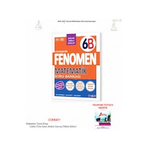 Fenomen 6 Matematik B Soru Bankası 6-015