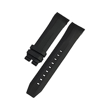 Tissot Seastar T120417 Uyumlu Siyah Silikon Saat Kordonu