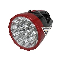 Power 21 Led 3w Kamp Avcı Balıkçı Şarjlı El Feneri Işıldak Siyah