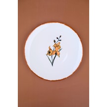 Tabak Evi Porselen Azelya Düz Tabak 19,50cm Aly6 Tekli Krem