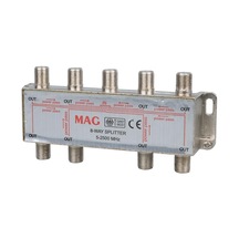 Ayt 1 8 Uydu Dağıtıcısı 5-2500 Mhz Splitter Tek Sinyal Girişini 8 Çıkışa Çoklayıcı