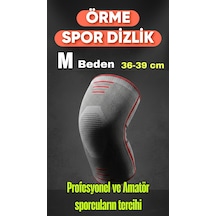 Veltomed Tekli M Beden 3d Örme Sporcu Dizlik Diz Koruyucu