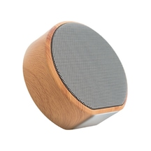 Mufunye Tahta Kasa Taşınabilir Bluetooth Hoparlör - Tf Kartlı, Fm Radyo, Aux, Elsiz Arama Desteği, 5-6 Saat Çalma Süresi