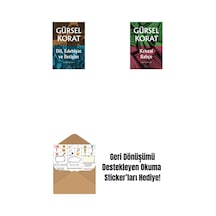 Dil, Edebiyat Ve İletişim + Kristal Bahçe + Okuma Sticker'ları